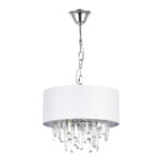 SLE1120-103-05 Светильник подвесной Хром/Белый E14 5*40W DAHLIA — изображение 4