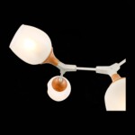 SLE113502-05 Светильник потолочный Белый, Светлое дерево/Белый E27 5*60W CIOTOLLA — изображение 7