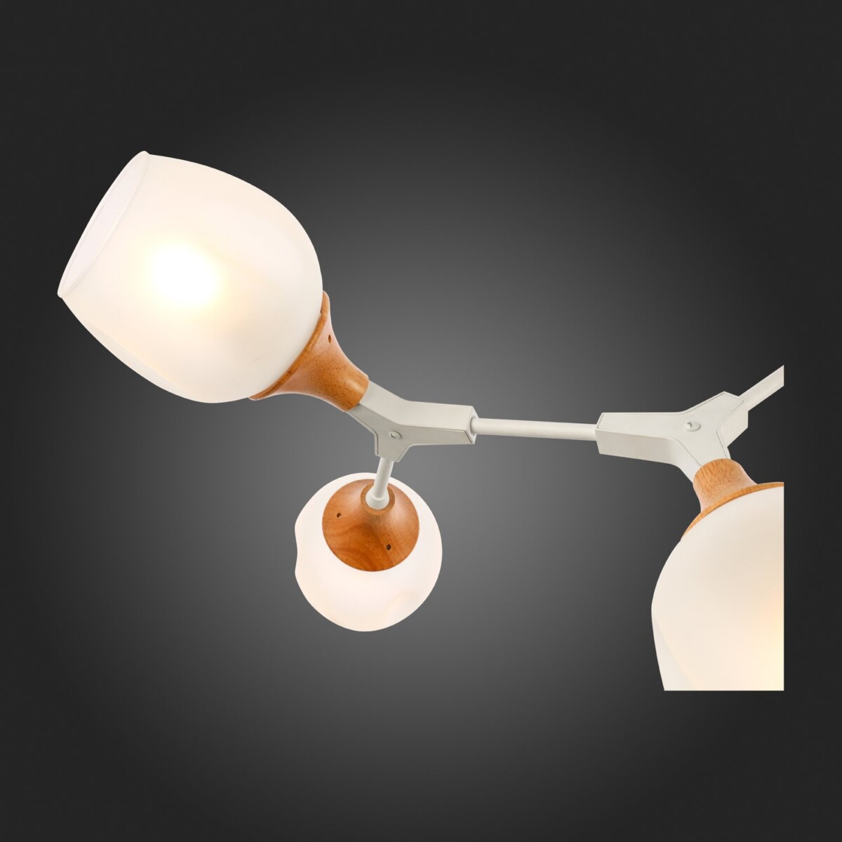 SLE113502-05 Светильник потолочный Белый, Светлое дерево/Белый E27 5*60W CIOTOLLA — изображение 8