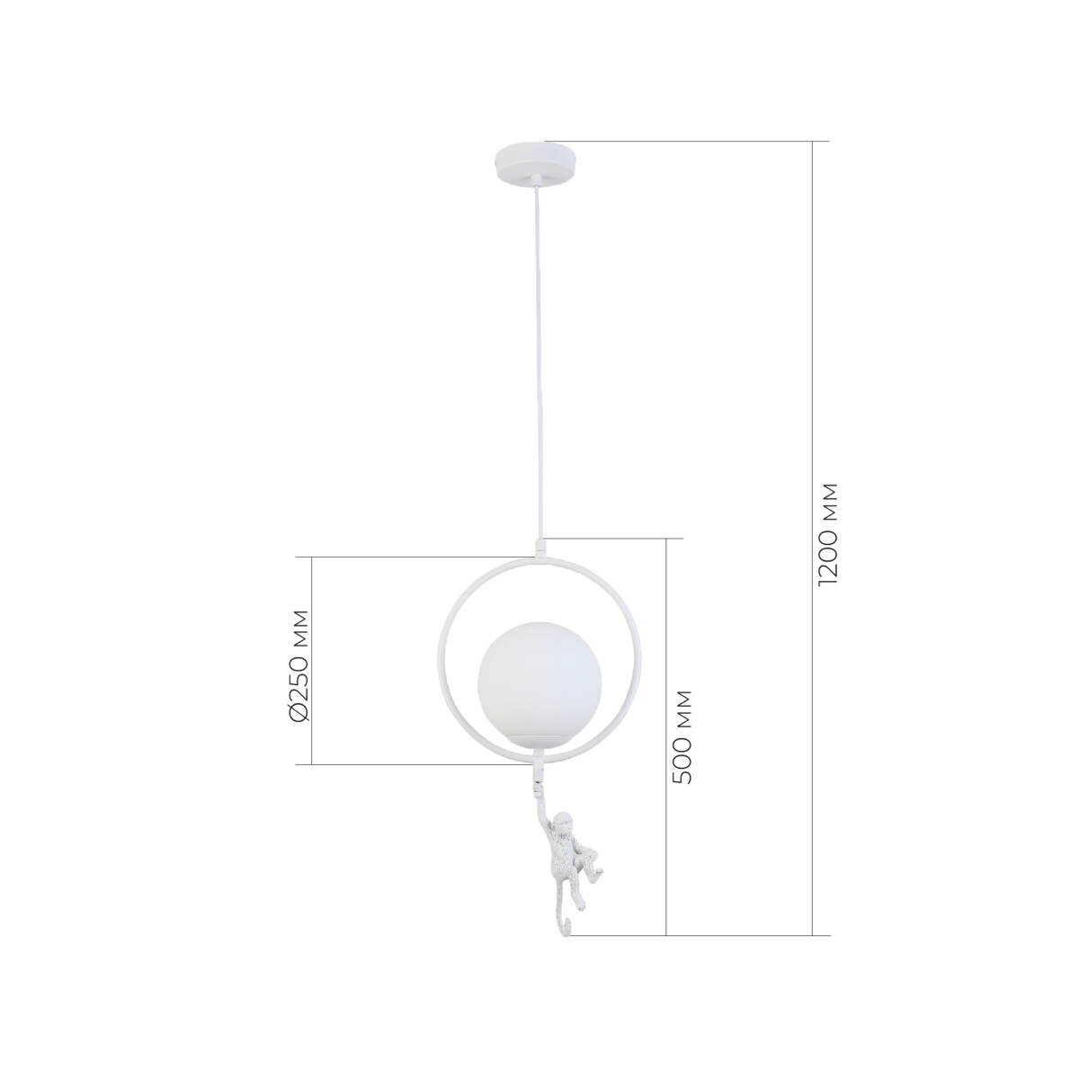 SLE115113-01 Подвес Белый/Белый E27 1*60W TENATO — изображение 10