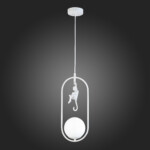 SLE115123-01 Подвес Белый/Белый E27 1*60W TENATO — изображение 2