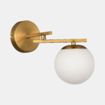 SLE1195-301-01 Светильник настенный Латунь/Белый E14 1*40W SIERRA — изображение 3