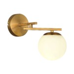 SLE1195-301-01 Светильник настенный Латунь/Белый E14 1*40W SIERRA — изображение 4