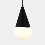 SLE1197-403-01 Светильник подвесной Черный/Белый E27 1*40W FIORI — изображение 5