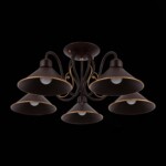 SLE120402-05 Светильник потолочный темно-коричневый/темно-коричневый E27 5*60W CIOLLA — изображение 4