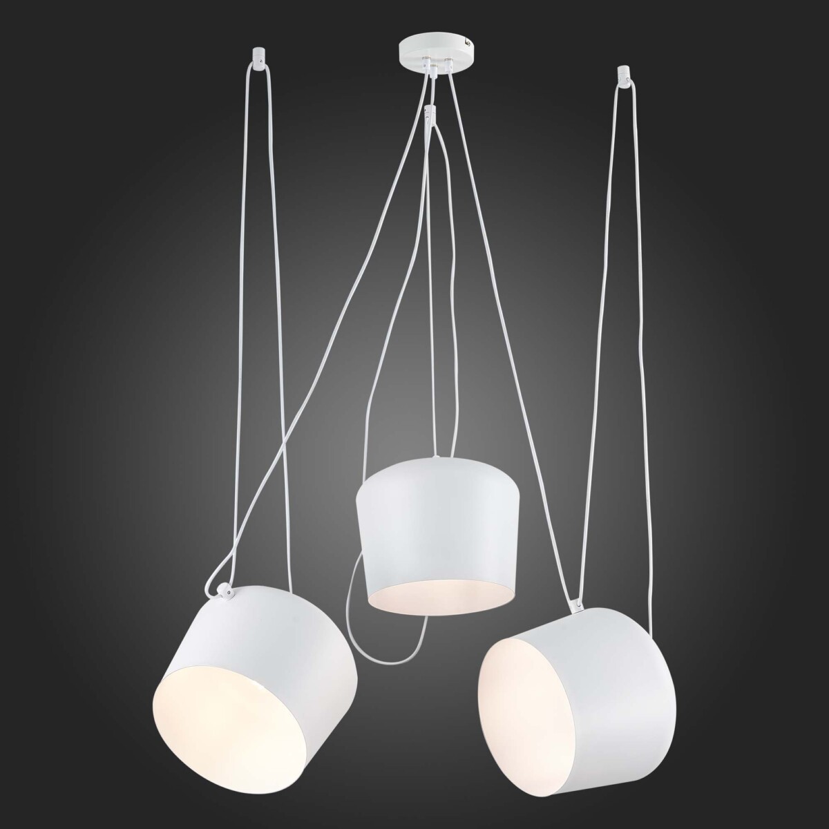 SLE120653-03 Светильник подвесной Белый/Белый E27 3*40W TRIESTE — изображение 2