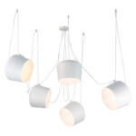 SLE120653-05 Светильник подвесной Белый/Белый E27 5*40W TRIESTE — изображение 3