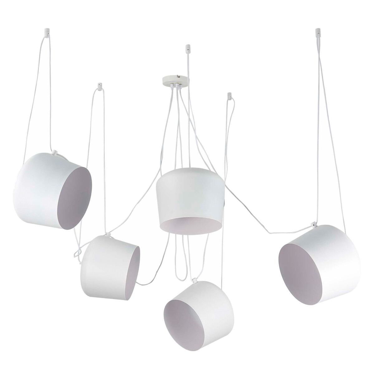 SLE120653-05 Светильник подвесной Белый/Белый E27 5*40W TRIESTE — изображение 4