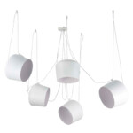 SLE120653-05 Светильник подвесной Белый/Белый E27 5*40W TRIESTE — изображение 4