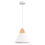 SLE125103-01 Светильник подвесной Белый/Белый, Светлое дерево E27 1*60W MODICA — изображение 4
