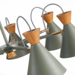 SLE125112-07 Светильник потолочный Серый, Золотистый/Серый, Темное дерево E14 7*40W MODICA — изображение 5