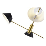 SLE1253-343-04 Светильник подвесной Латунь/Черный, Белый E14 4*60W NORBI — изображение 4