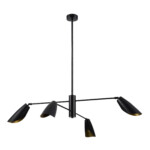 SLE1254-403-04 Светильник подвесной Черный/Черный E14 4*60W ALTON — изображение 2