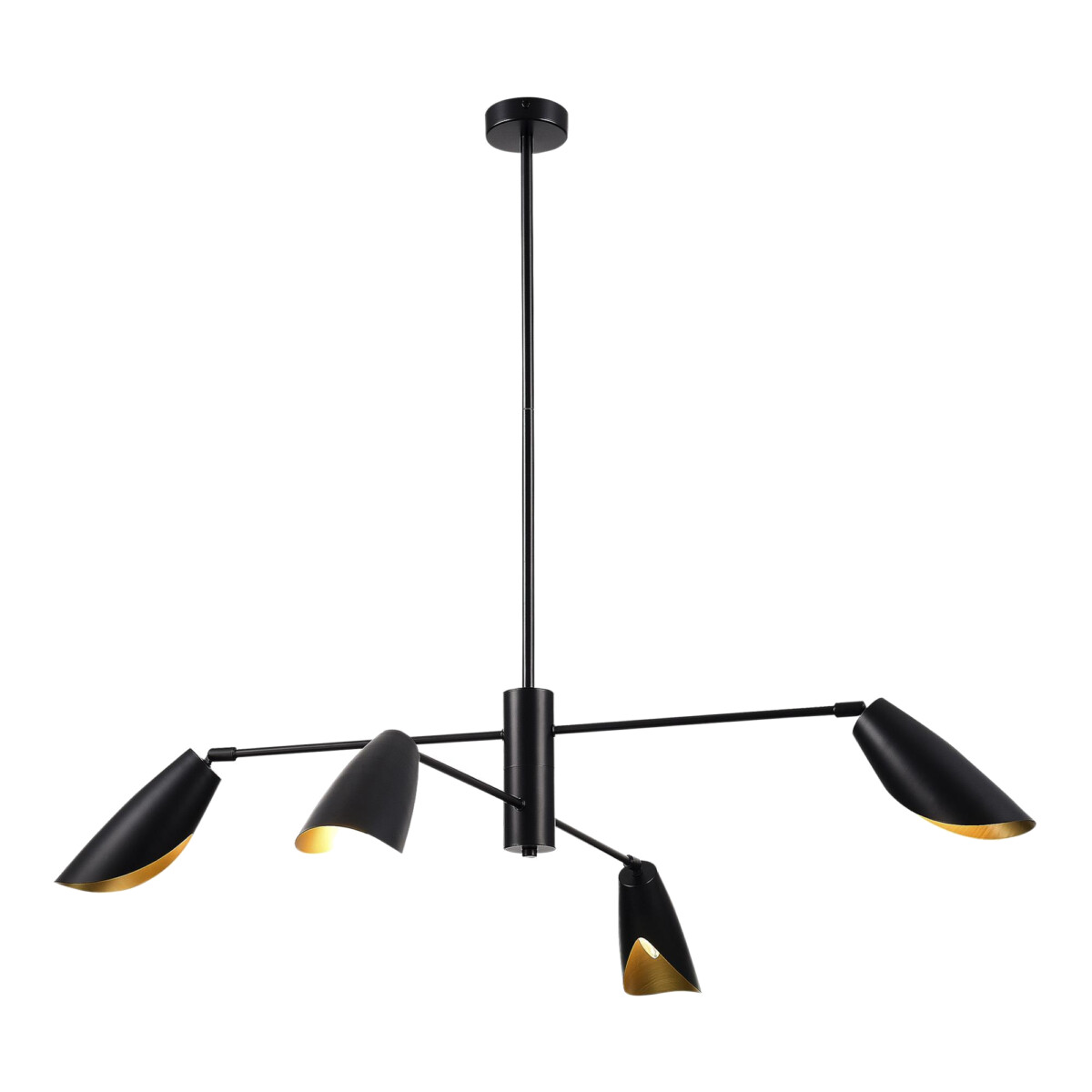 SLE1254-403-04 Светильник подвесной Черный/Черный E14 4*60W ALTON — изображение 3