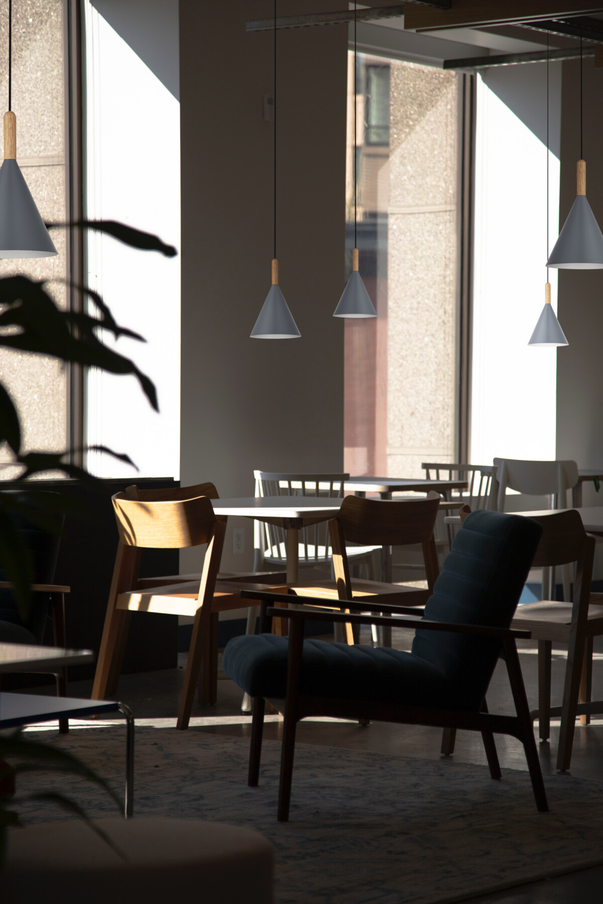 SLE1255-423-01 Светильник подвесной Черный/Серый E27 1*40W ARKET — изображение 3