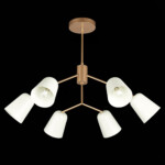 SLE155902-06 Светильник потолочный Золотистый/Белый E14 6*40W MARIO — изображение 7