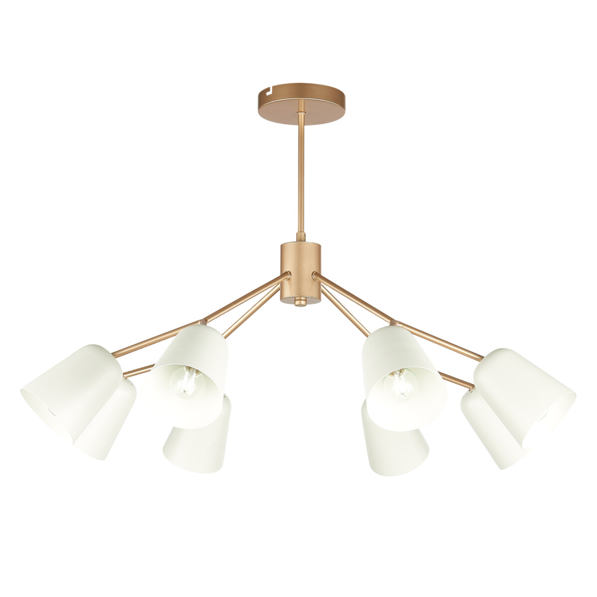 SLE155902-08 Светильник потолочный Золотистый/Белый E14 8*40W MARIO — изображение 3