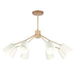 SLE155902-08 Светильник потолочный Золотистый/Белый E14 8*40W MARIO — изображение 3