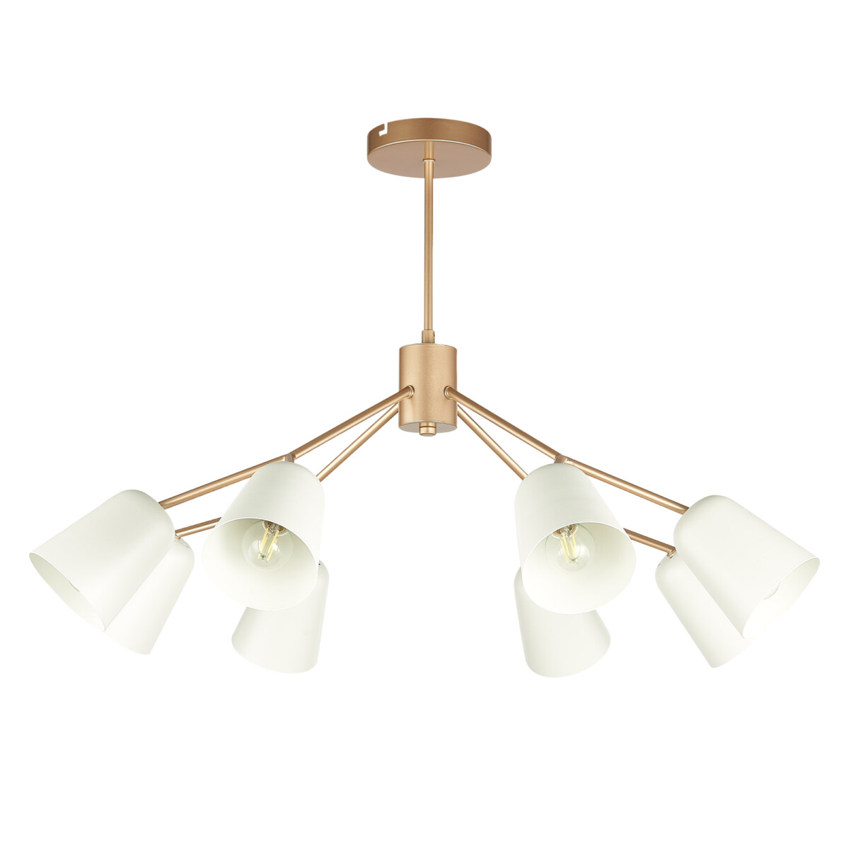 SLE155902-08 Светильник потолочный Золотистый/Белый E14 8*40W MARIO — изображение 6