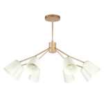 SLE155902-08 Светильник потолочный Золотистый/Белый E14 8*40W MARIO — изображение 6