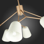 SLE155902-08 Светильник потолочный Золотистый/Белый E14 8*40W MARIO — изображение 11