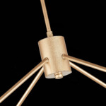 SLE155902-08 Светильник потолочный Золотистый/Белый E14 8*40W MARIO — изображение 13