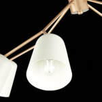 SLE155902-08 Светильник потолочный Золотистый/Белый E14 8*40W MARIO — изображение 16