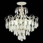 SLE160302-06 Светильник потолочный Золотистый/Белый матовый E14 6*60W MAGONZA