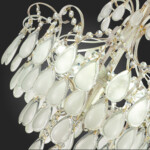 SLE160302-06 Светильник потолочный Золотистый/Белый матовый E14 6*60W MAGONZA — изображение 8