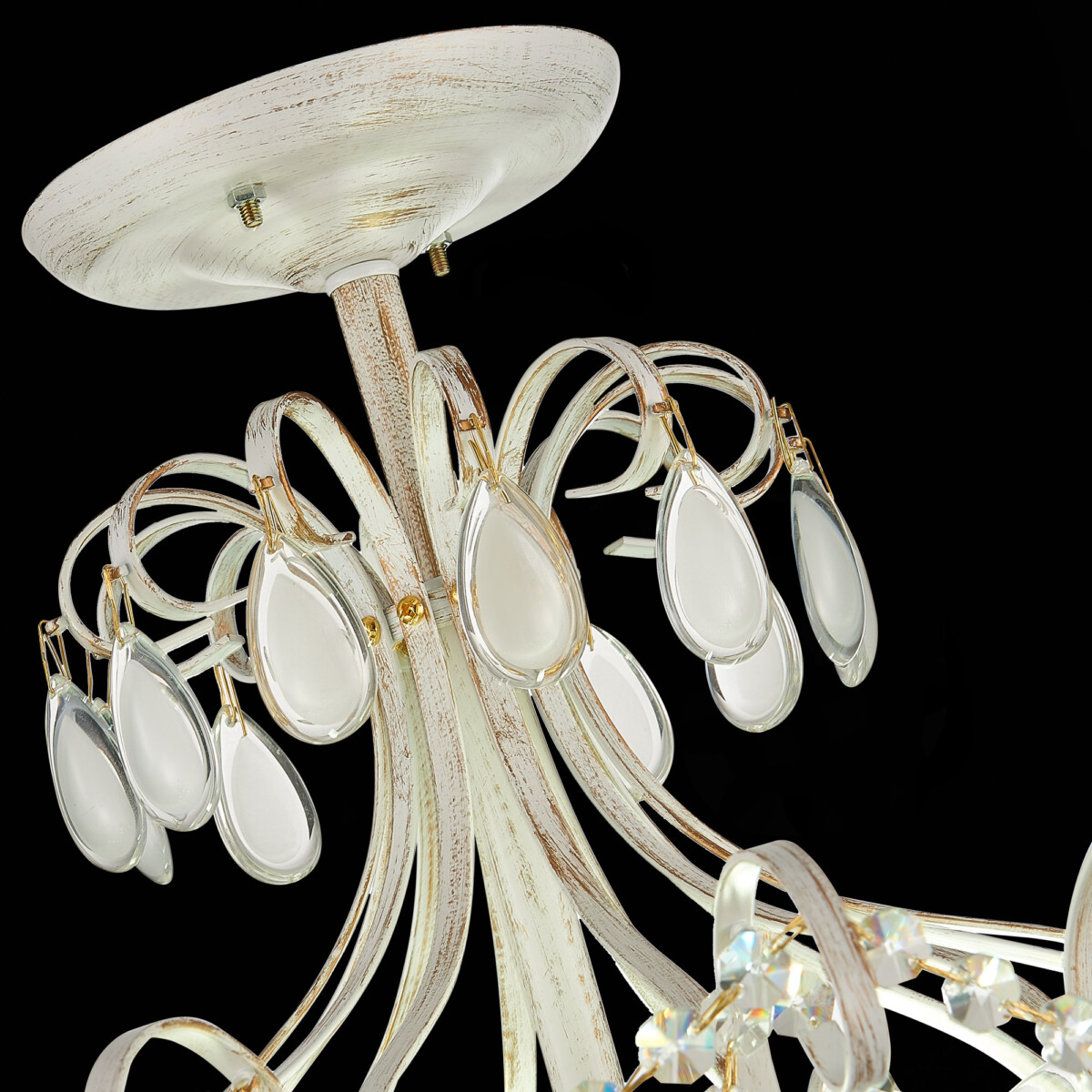 SLE160302-06 Светильник потолочный Золотистый/Белый матовый E14 6*60W MAGONZA — изображение 10