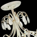 SLE160302-06 Светильник потолочный Золотистый/Белый матовый E14 6*60W MAGONZA — изображение 10