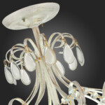 SLE160302-06 Светильник потолочный Золотистый/Белый матовый E14 6*60W MAGONZA — изображение 11