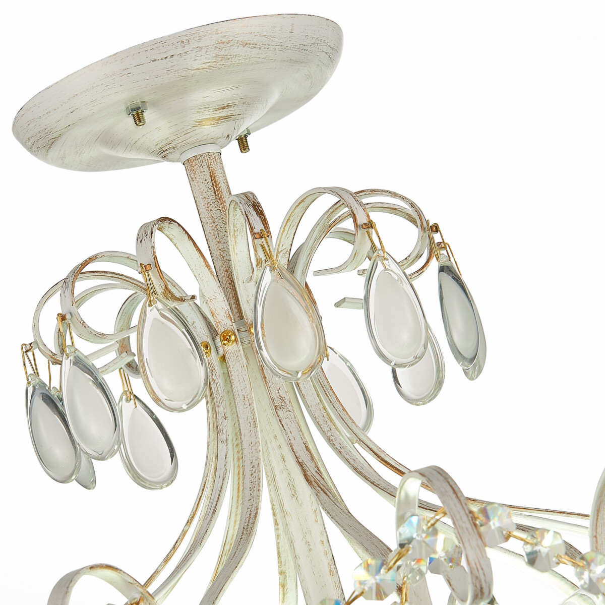 SLE160302-06 Светильник потолочный Золотистый/Белый матовый E14 6*60W MAGONZA — изображение 12