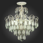 SLE160302-06 Светильник потолочный Золотистый/Белый матовый E14 6*60W MAGONZA — изображение 14