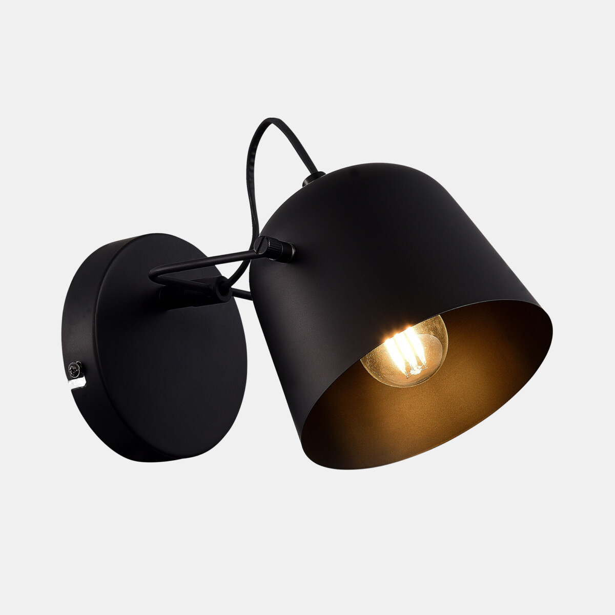 SLE1805-401-01_01G SLE1805-401-01 Светильник настенный Черный/Черный E27 1*40W BLANK — изображение 1