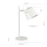 SLE1805-504-01 Прикроватная лампа Белый/Белый E27 1*40W BLANK — изображение 5