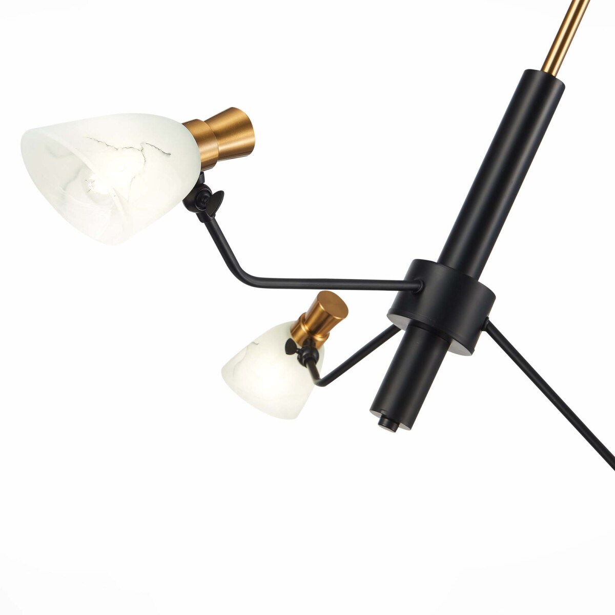 SLE205403-03 Светильник подвесной Черный, Латунь/Белый E14 3*60W LITA — изображение 5