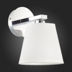 SLE300401-01 Светильник настенный Хром/Белый E14 1*40W PRATO — изображение 5