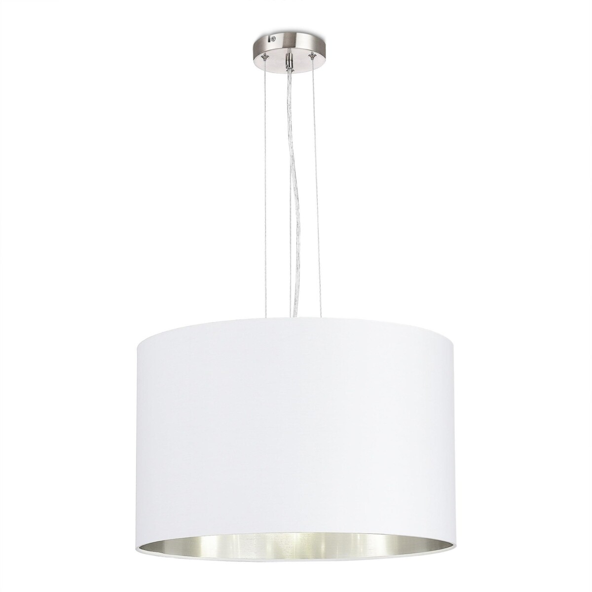 SLE300503-03_01W SLE300503-03 Светильник подвесной Никель/Белый, Серебристый E27 3*40W BRESCIA — изображение 1