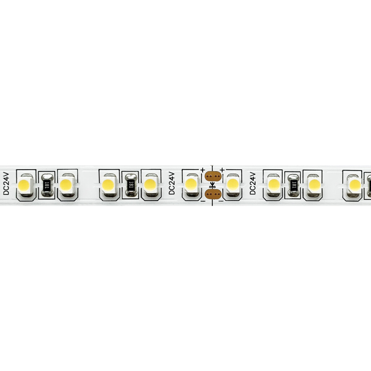 ST016.410.20 Светодиодная лента  - 120leds/м*9.6W/мW 4000K 860Lm Ra80 120° IP20 L5000xW8xH2 24V Светодиодные ленты — изображение 1