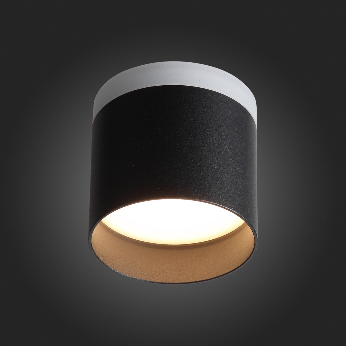 ST102.402.12 Светильник потолочный Черный LED 1*12W 3000K 936Lm Ra>80 120° IP20 D100xH90 170-240V Накладные светильники — изображение 5