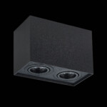 ST109.407.02 Светильник потолочный Черный GU10 2*50W  L181xW100xH123 220V Без ламп Накладные светильники — изображение 4