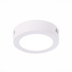 ST112.532.06 Светильник настенно-потолочный Белый LED 1*6W 3000K 330Lm Ra80 120° IP20 D110xH28 90-26 Накладные светильники — изображение 3