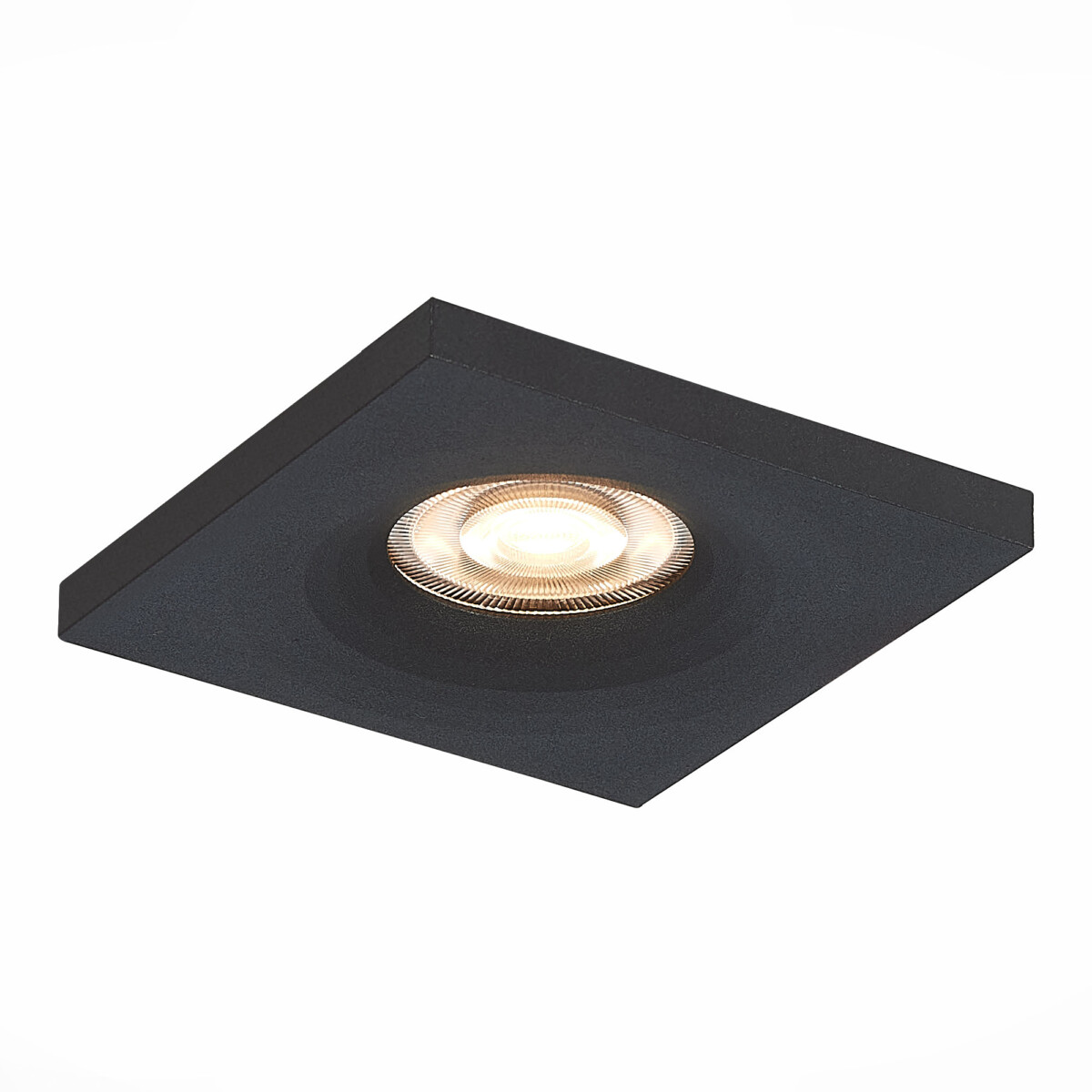 ST205.418.01 Св-к встр. Черный GU10 1*50W  L94xW94xH27 220V Без ламп Встраиваемые светильники — изображение 3