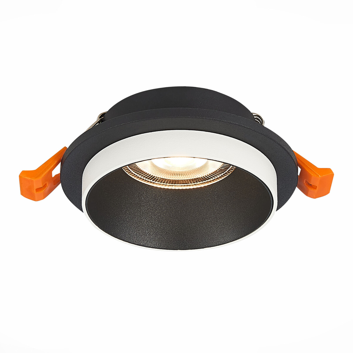 ST206.408.01 Св-к встр. Черный GU10 1*50W  D92xH38 220V Без ламп Встраиваемые светильники — изображение 1