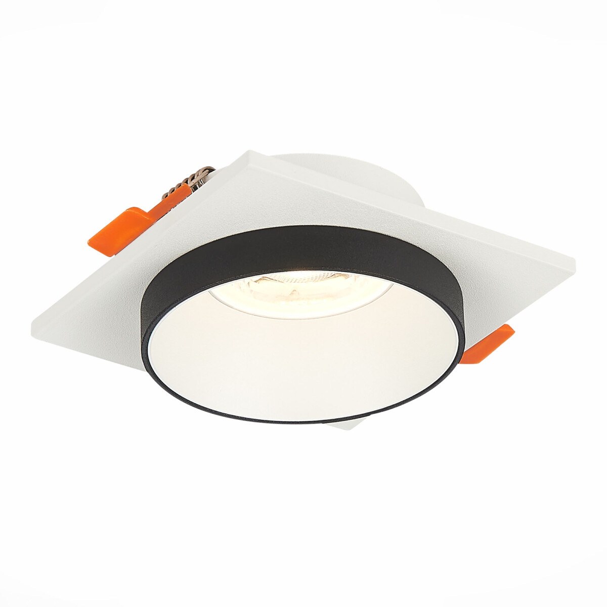 ST206.518.01 Св-к встр. Белый GU10 1*50W  L92xW92xH38 220V Без ламп Встраиваемые светильники — изображение 1