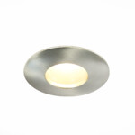 ST213.118.01 Св-к встр. Никель GU10 1*50W  IP44 D84xH50 220V Без ламп Встраиваемые светильники — изображение 3