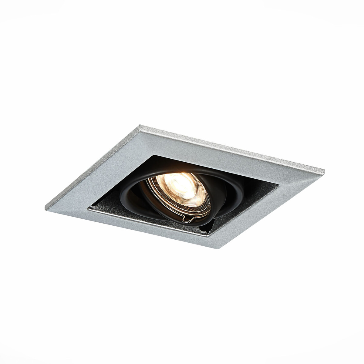 ST250.148.01 Св-к встр. Черный GU10 1*50W  L126xW126xH70 220V Без ламп Встраиваемые светильники — изображение 3