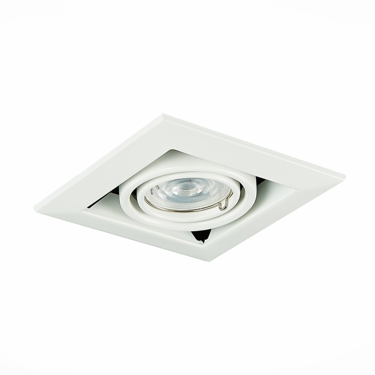 ST250.558.01 Св-к встр. Черный, Белый GU10 1*50W  IP20 L126xW126xH70 220V Без ламп Встраиваемые светильники — изображение 4