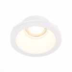 ST254.308.01 Св-к встр. из гипса Белый GU10 1*50W  IP20 D120xH50 180-240V Без ламп Встраиваемые светильники